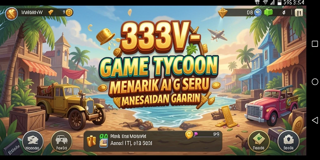 Screenshot utama 333V menampilkan pengalaman gameplay Tycoon yang mendebarkan.