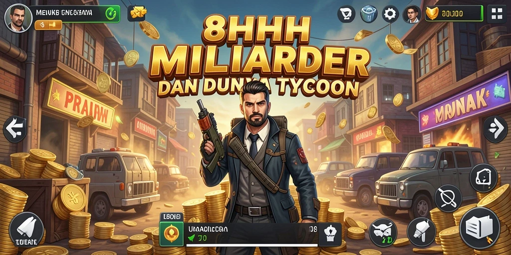 Tampilan gameplay Tycoon yang mendebarkan di 8HHH.