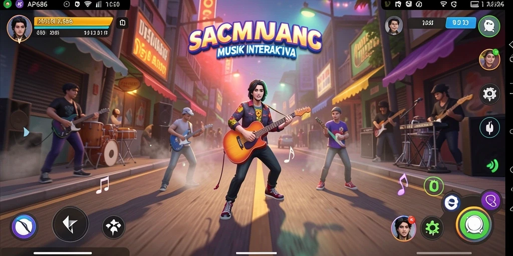 Tampilan gameplay AP686 yang interaktif dan penuh warna.
