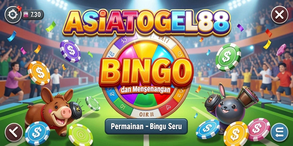 Tampilan sekilas gameplay Bingo ASIATOGEL88 yang seru.