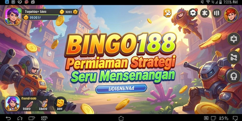 Tampilan gameplay BINGO188 yang seru dan penuh strategi.