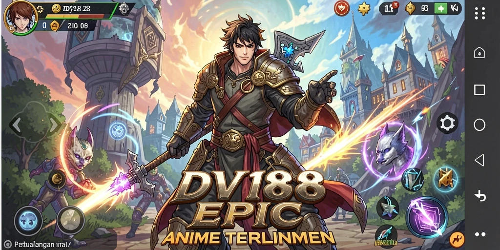 Gameplay menarik dalam dunia Anime yang penuh petualangan.