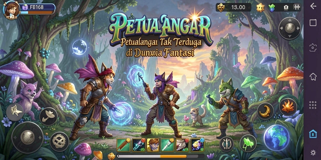 Screenshot gameplay FB168 menampilkan petualangan seru dan grafik yang menakjubkan.