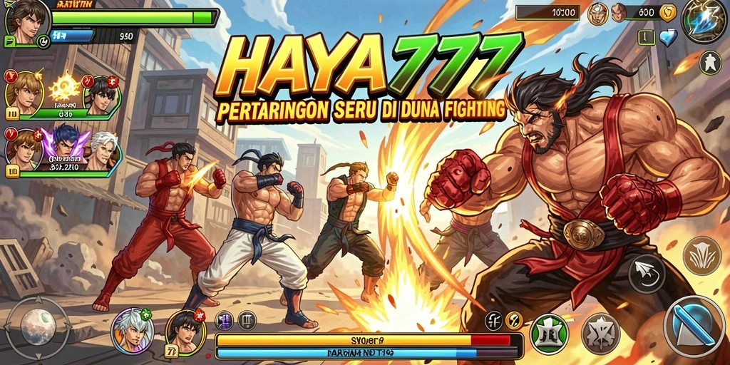 Screenshot gameplay HAYA777 yang menunjukkan aksi pertarungan seru.