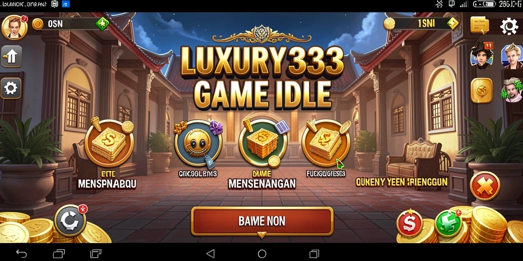 Tampilan gameplay LUXURY333 yang seru dan mengasyikkan.