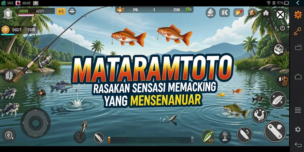 Screenshot utama MATARAMTOTO menunjukkan aksi memancing yang menarik dan penuh tantangan.
