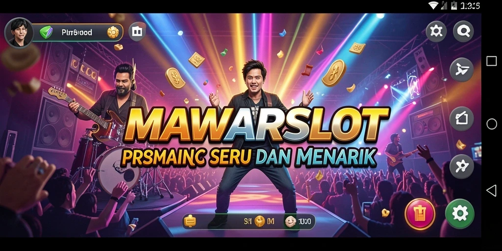 Tampilan menarik dari gameplay MAWARSLOT yang menyajikan musik dan tantangan.