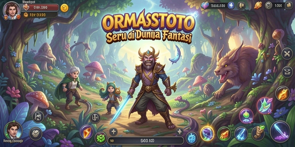 Tangkapan layar utama ORMASSTOTO menampilkan aksi petualangan yang mendebarkan.