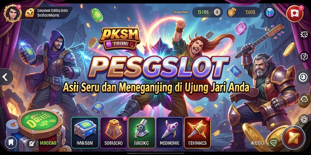 Screenshot PESGSLOT menampilkan aksi seru dan pertarungan yang mendebarkan.