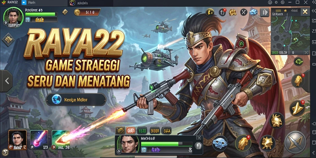 Gameplay seru dan menantang di RAYA22 dengan strategi yang mendalam.