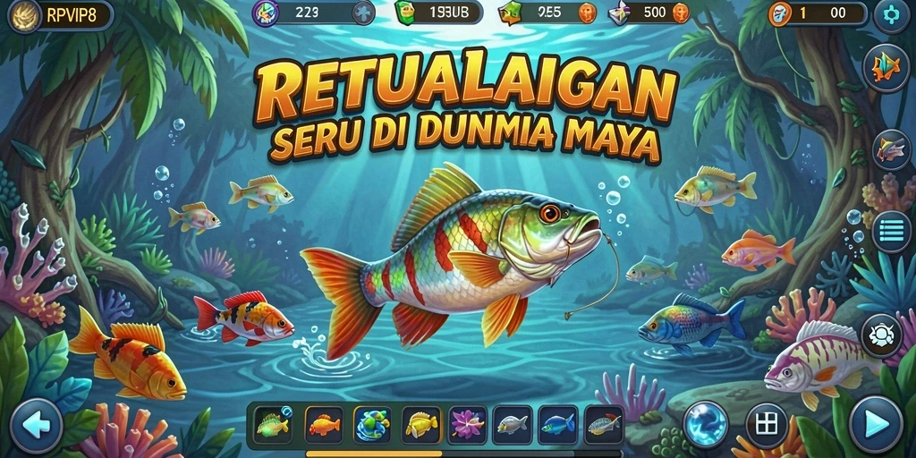 Tangkapan ikan besar dan pemandangan laut yang menakjubkan dalam RPVIP8.