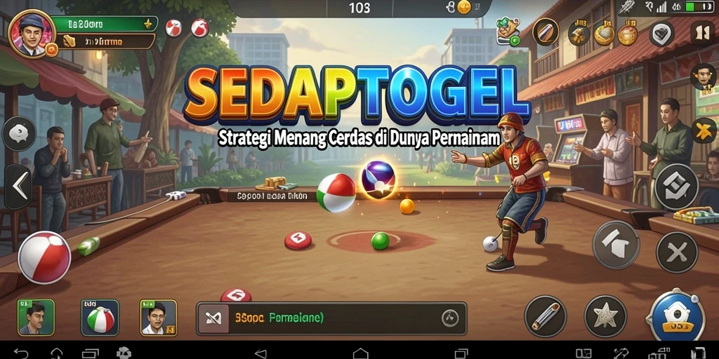 Tampilan gameplay SEDAPTOGEL yang menantang dan strategis.