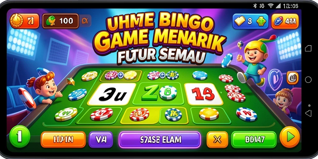Tampilan gameplay seru dalam permainan Bingo UH77.