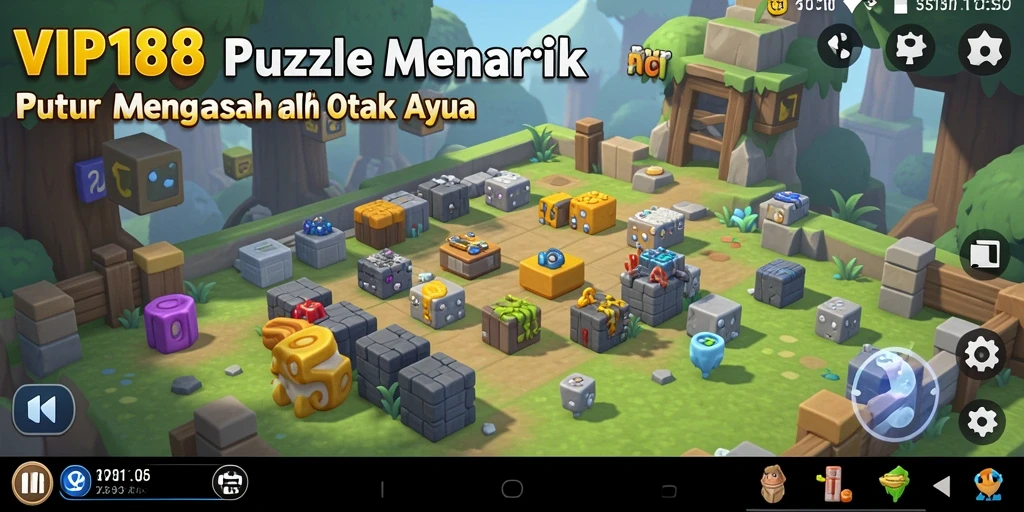 Tampilan gameplay VIP188 dengan teka-teki yang menantang dan interaktif.