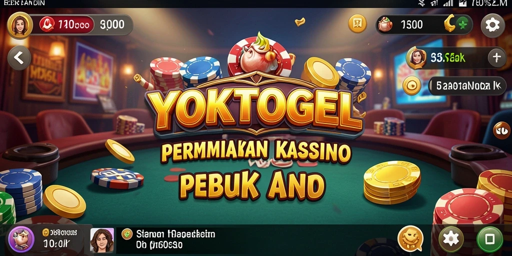 Tampilan utama YOKTOGEL dengan gameplay Kasino yang menarik.